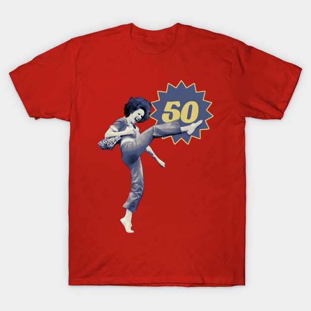 Sally O'Mally is 50 T-Shirt by Hidarsup Bahagiarsa